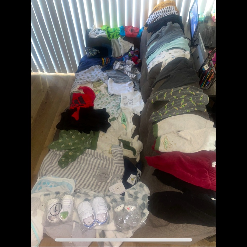Baby Clothes Lot (50+ items) sizes 3m-6m/6m-9m.